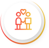 Two people holding hands with a heart in the middle clipart - Embodied Resilience