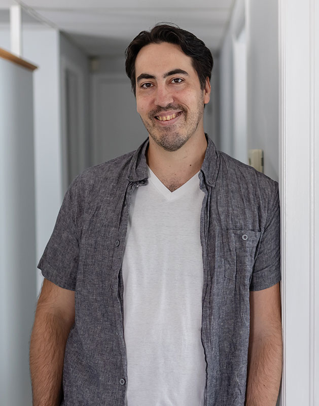 Robert Simms hallway portrait