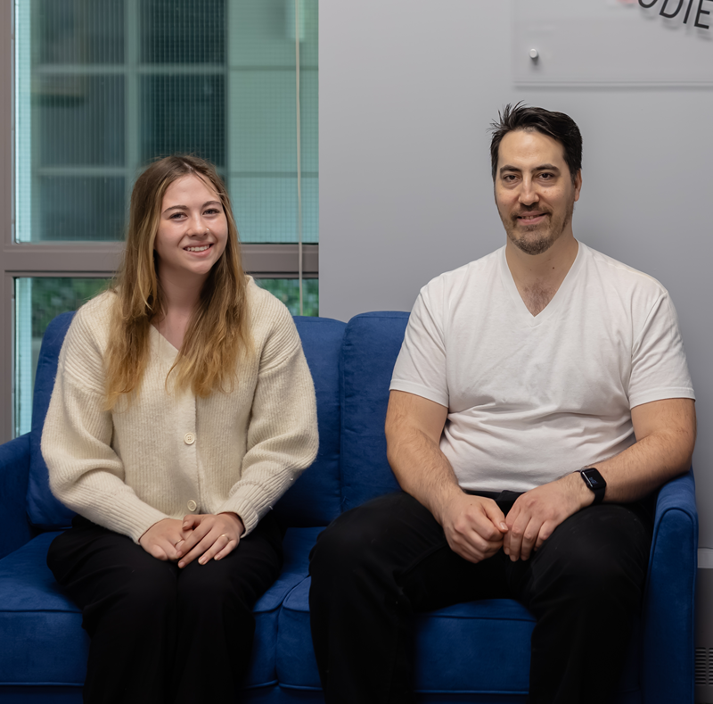 Embodied Resilience team of Robert Simms and Laylin Keyes.