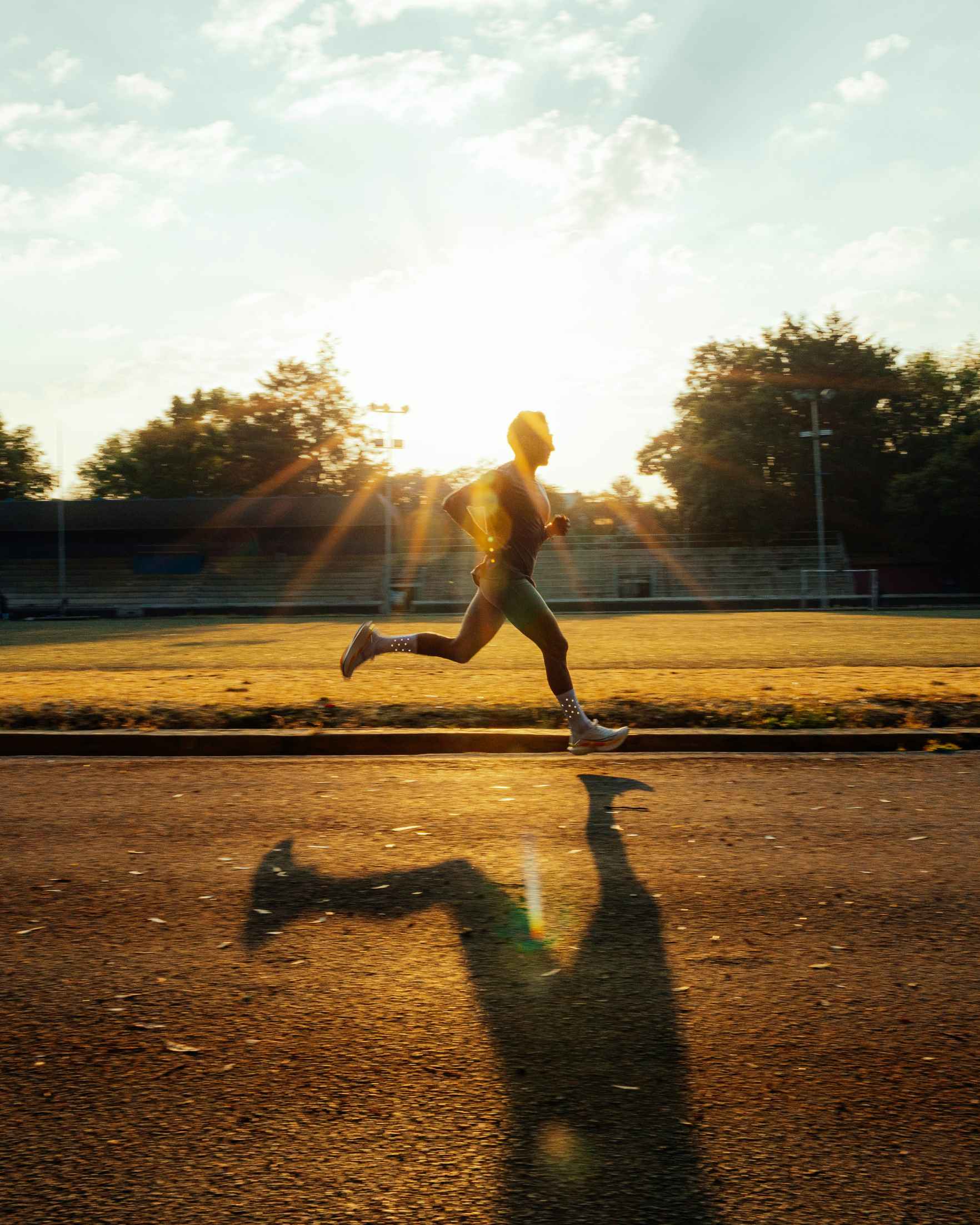 Robert running outdoors and reflecting on consistency, effort, and personal progress.